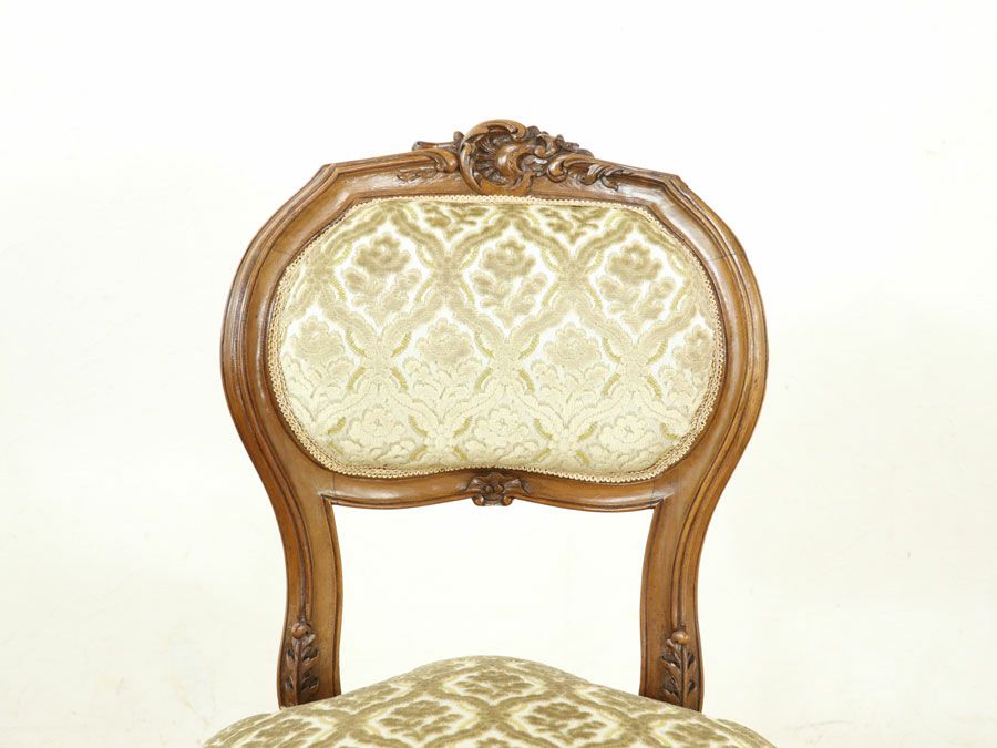 アンティーク家具 張替済チェア 64895d