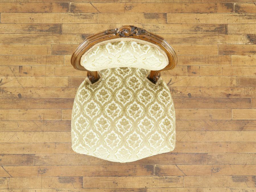 アンティーク家具 張替済チェア 64895d