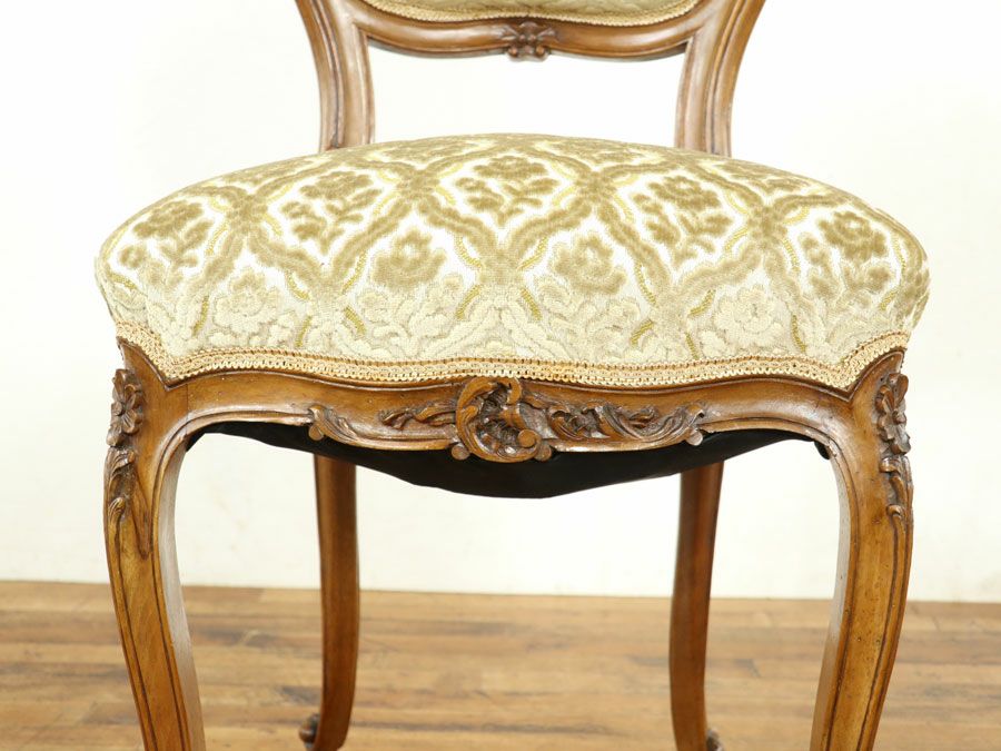 アンティーク家具 張替済チェア 64895d