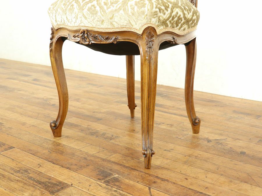 アンティーク家具 張替済チェア 64895d