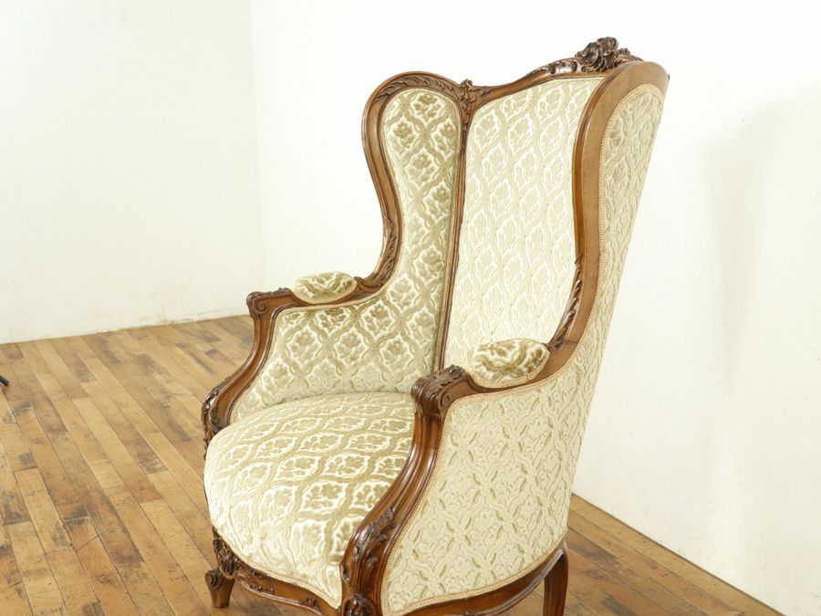 アンティーク家具 張替済アームチェア 64895c