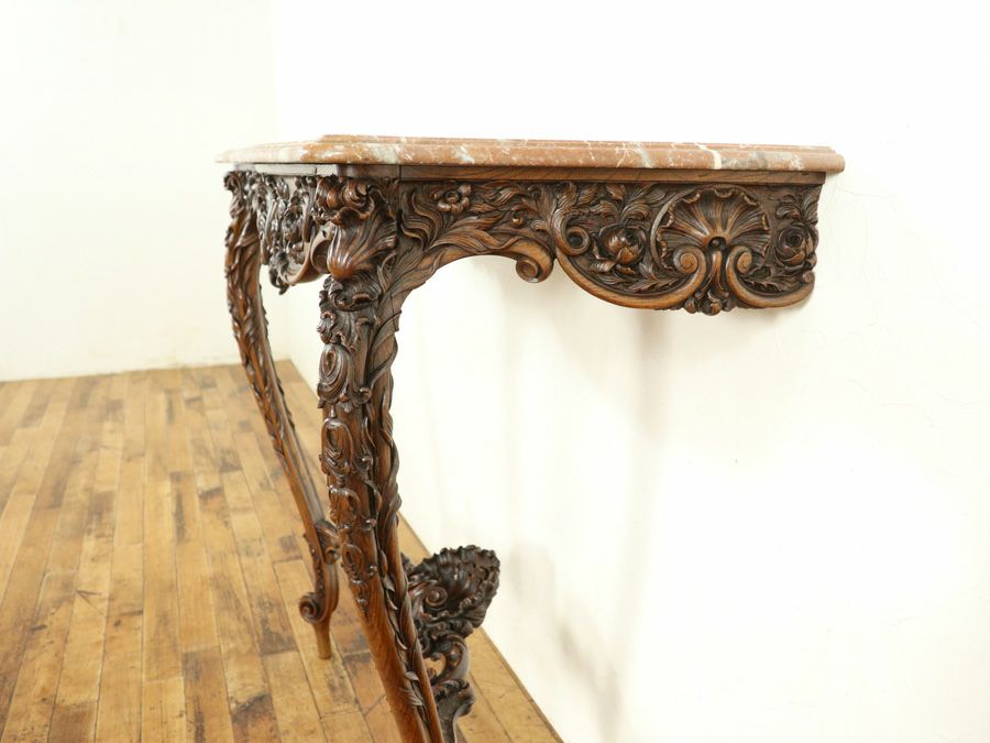 アンティーク家具 大理石コンソール 70565