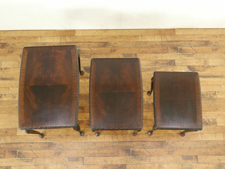 アンティーク家具 ネストテーブル 59312