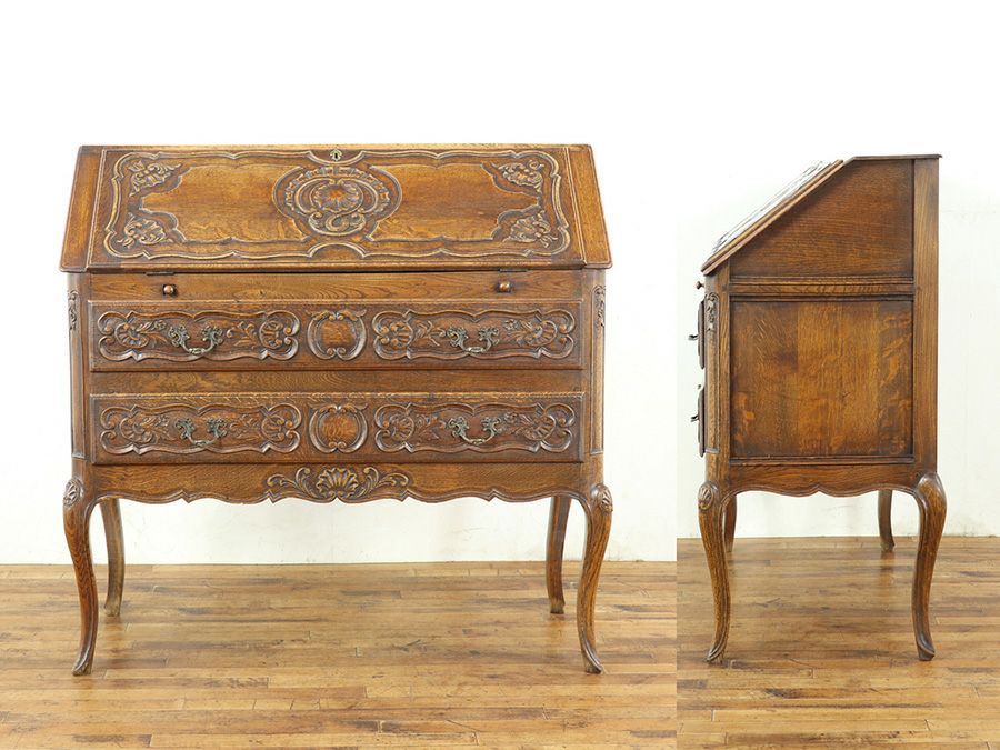 アンティーク家具 ビューロー 65093