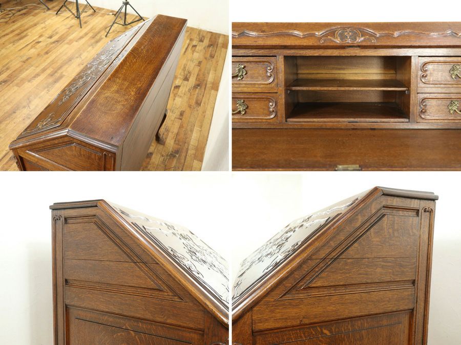 アンティーク家具 ビューロー 65172