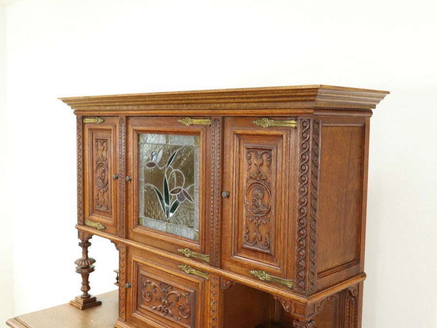 アンティーク家具 キャビネット 65092