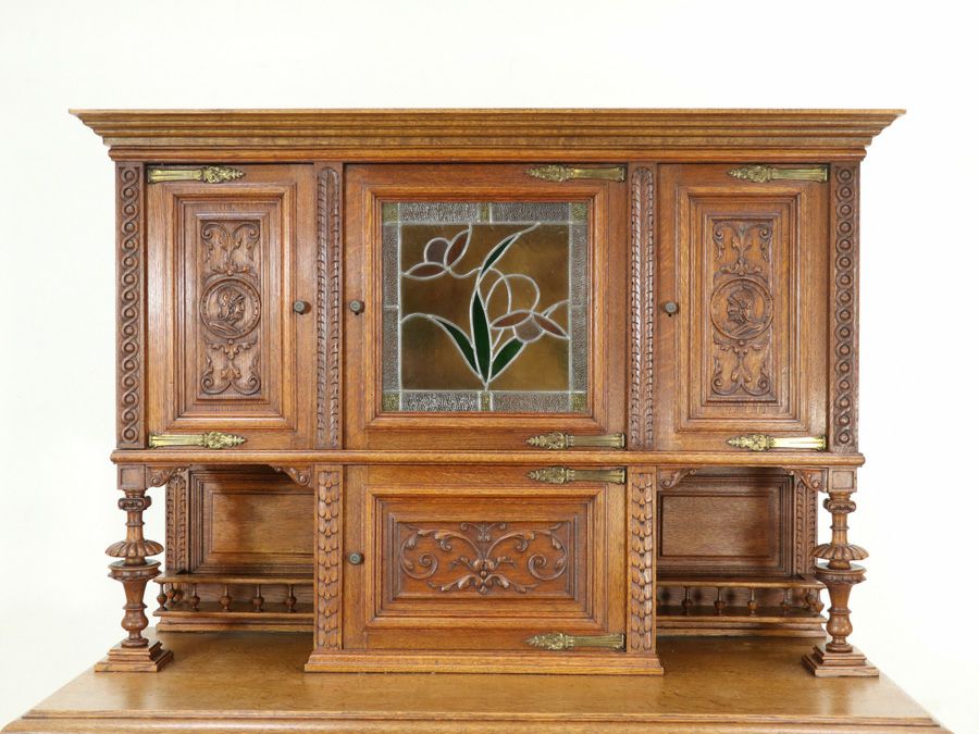 アンティーク家具 キャビネット 65092