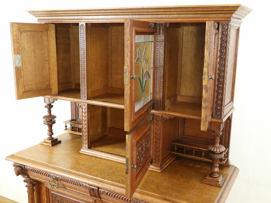 アンティーク家具 キャビネット 65092