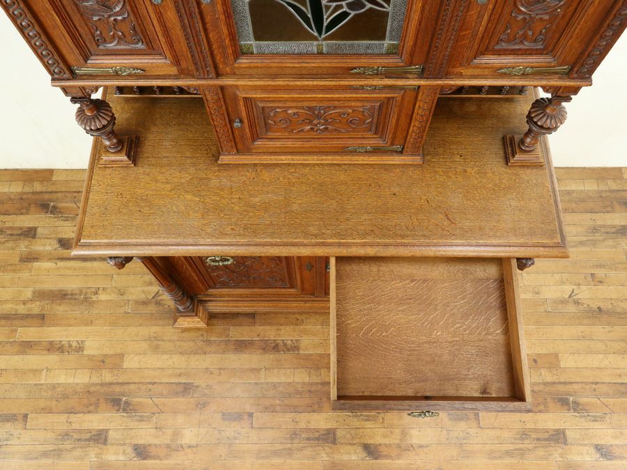 アンティーク家具 キャビネット 65092