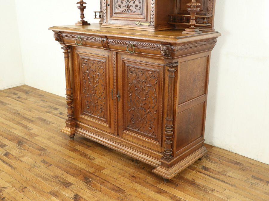 アンティーク家具 キャビネット 65092