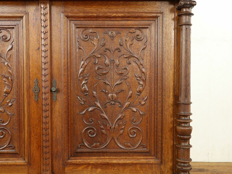 アンティーク家具 キャビネット 65092