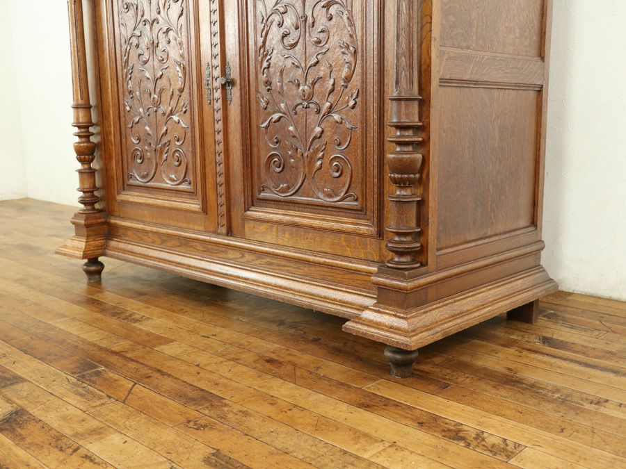 アンティーク家具 キャビネット 65092