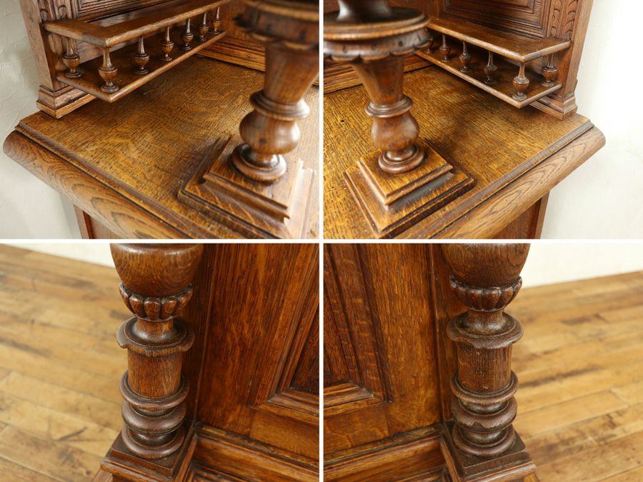 アンティーク家具 キャビネット 65092