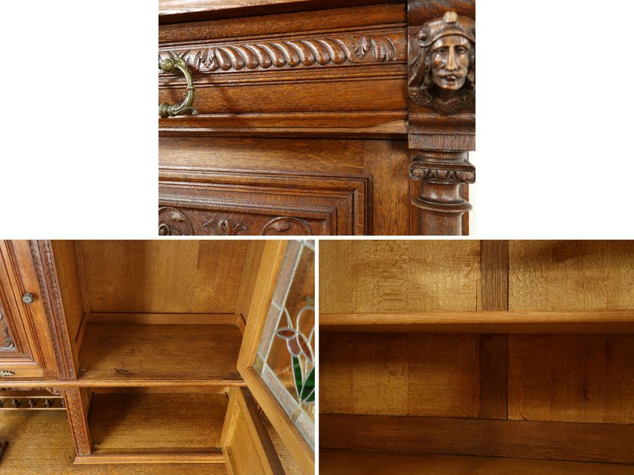 アンティーク家具 キャビネット 65092