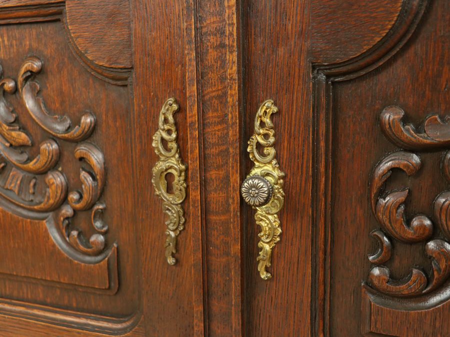 アンティーク家具 キャビネット 65045