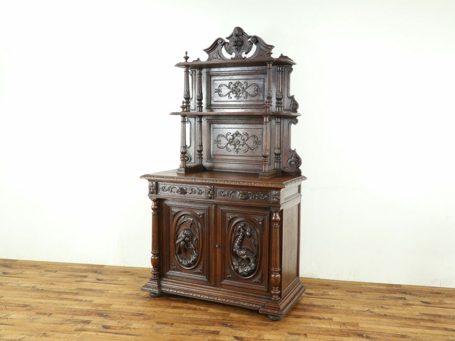 アンティーク家具 キャビネット 65064