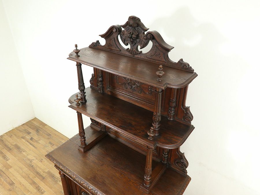 アンティーク家具 キャビネット 65064