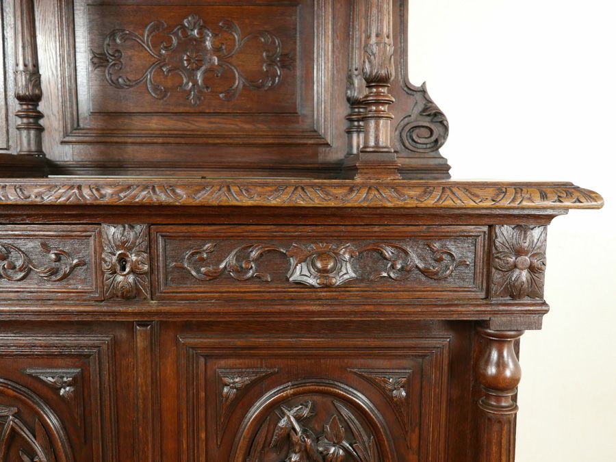 アンティーク家具 キャビネット 65064