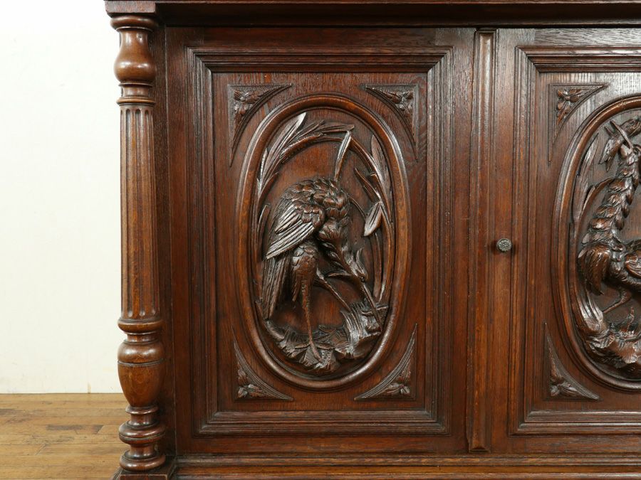 アンティーク家具 キャビネット 65064