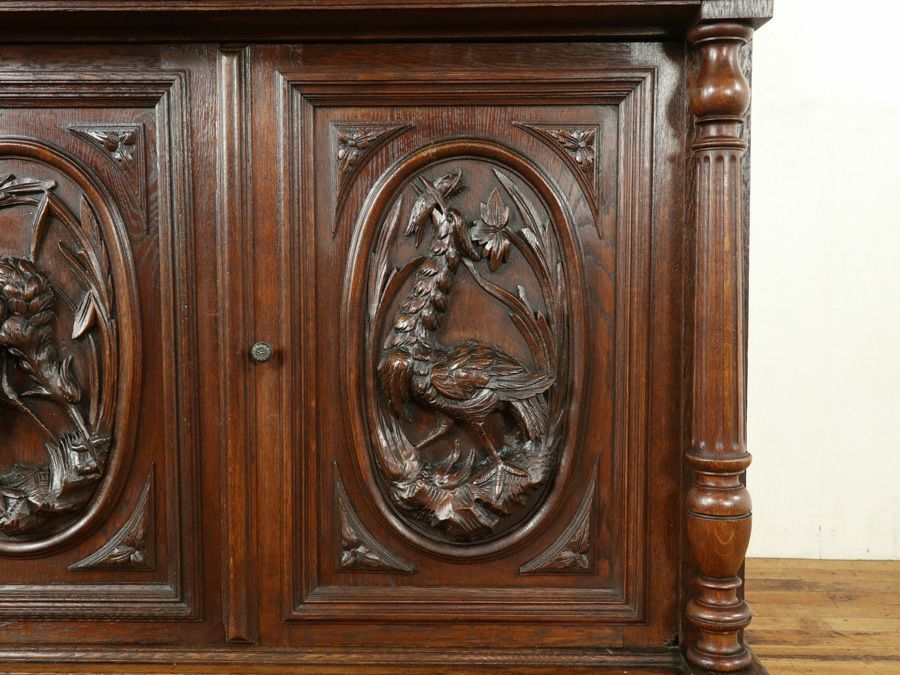 アンティーク家具 キャビネット 65064