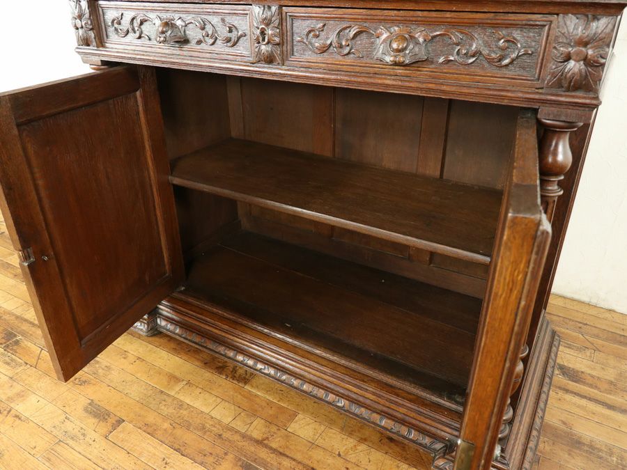 アンティーク家具 キャビネット 65064