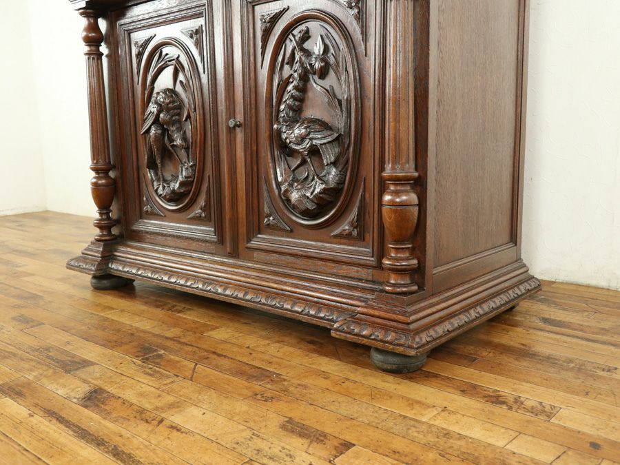 アンティーク家具 キャビネット 65064