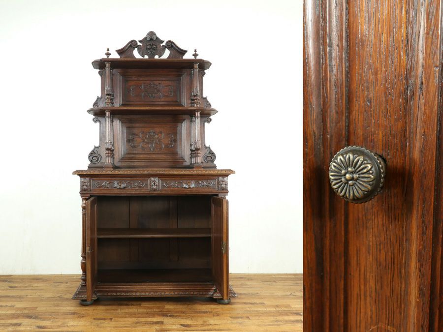 アンティーク家具 キャビネット 65064