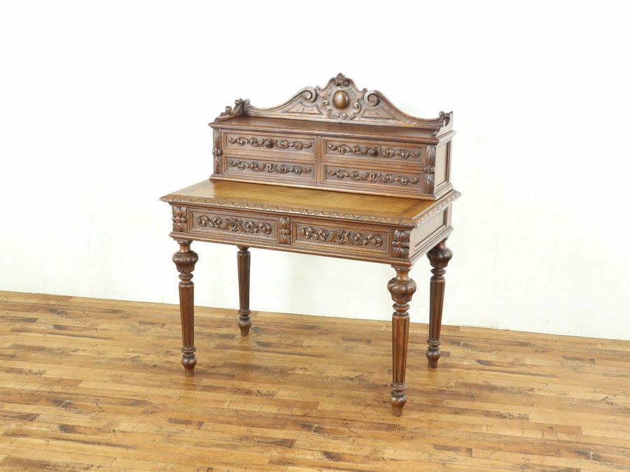 アンティーク家具 デスク 65090