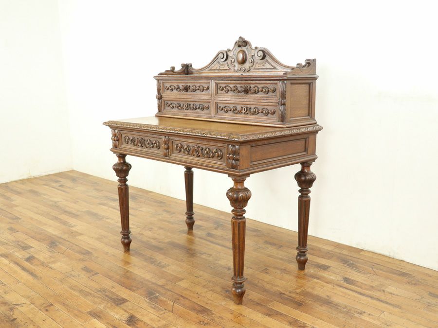 アンティーク家具 デスク 65090