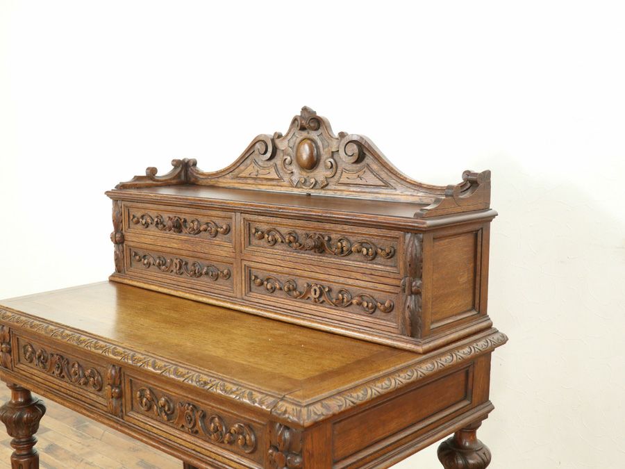 アンティーク家具 デスク 65090