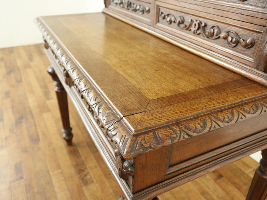 アンティーク家具 デスク 65090