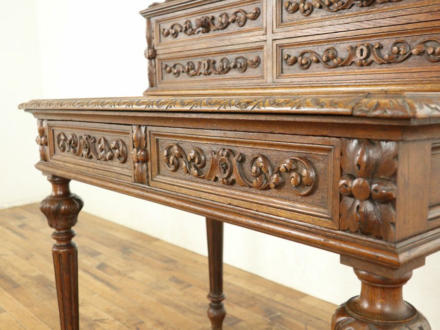 アンティーク家具 デスク 65090