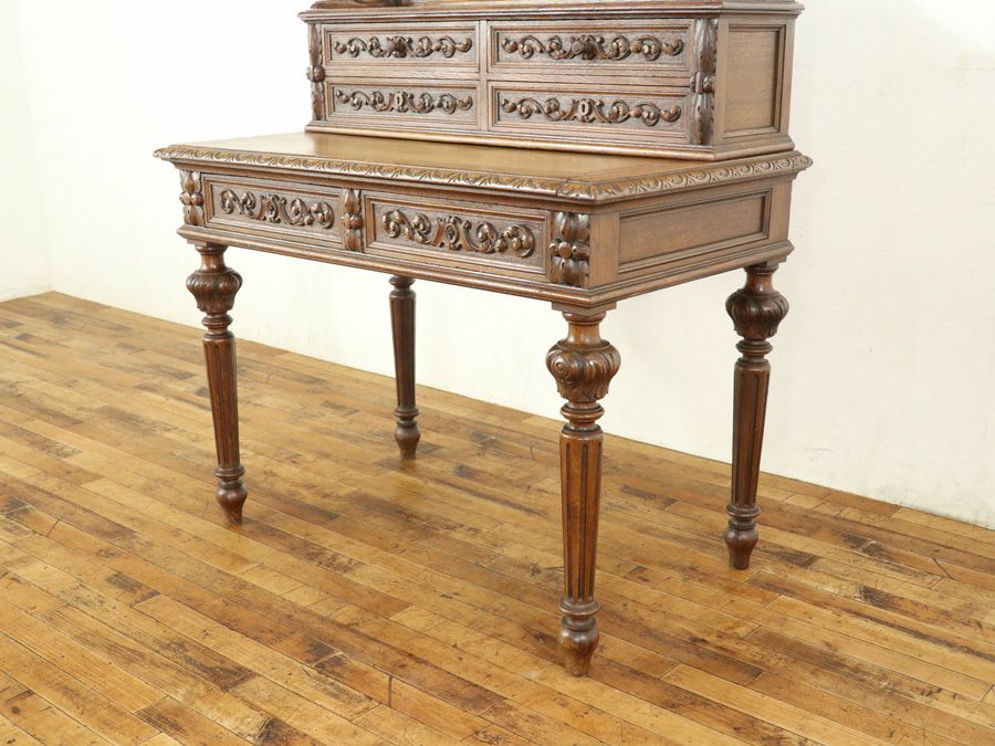 アンティーク家具 デスク 65090