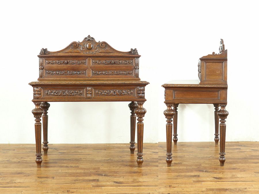 アンティーク家具 デスク 65090