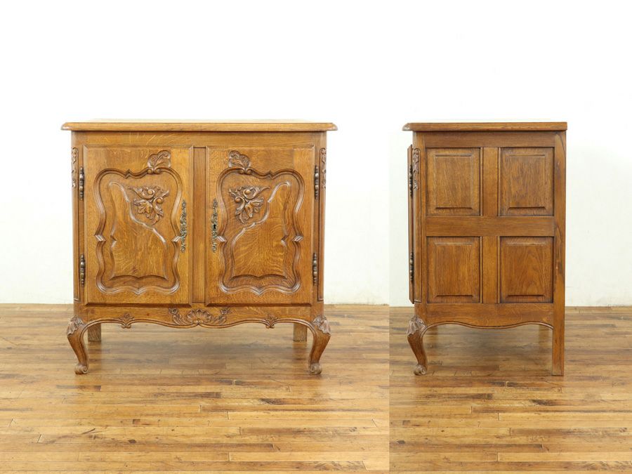 アンティーク家具 キャビネット 65077