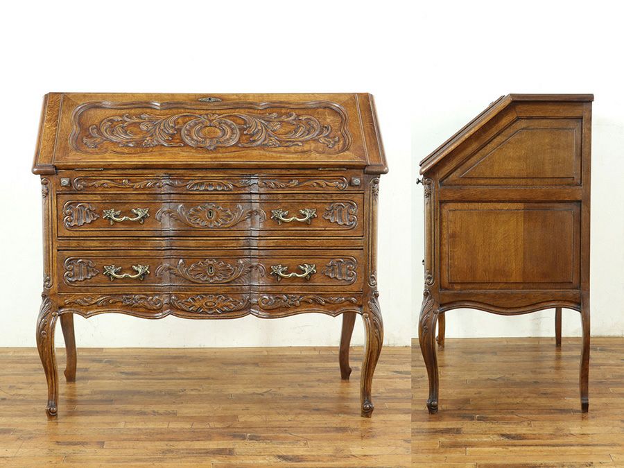 アンティーク家具 ビューロー 65165