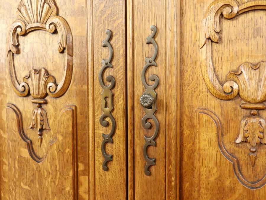 アンティーク家具 キャビネット 65013