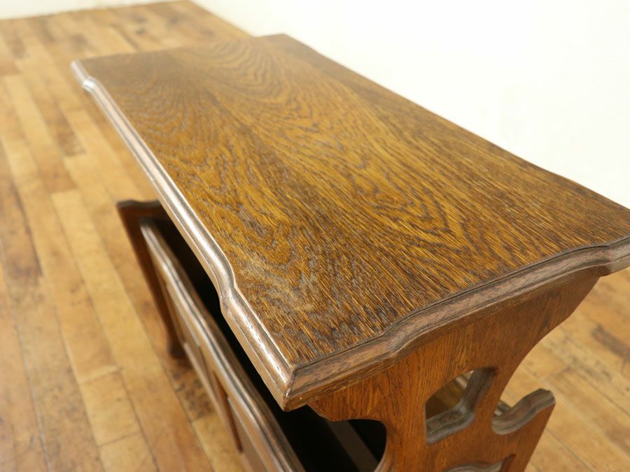 アンティーク家具 マガジンラック 65118c