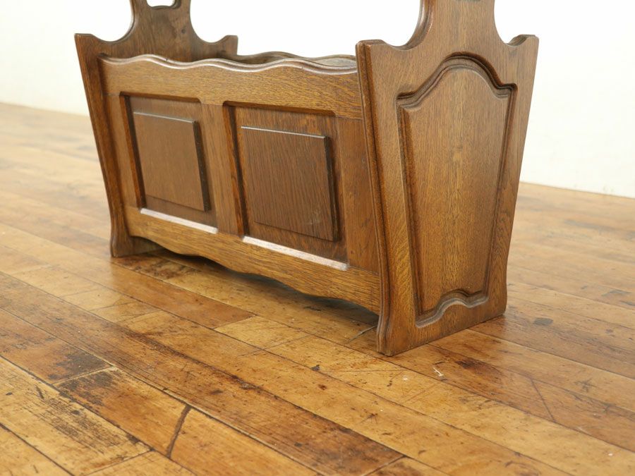 アンティーク家具 マガジンラック 65118c