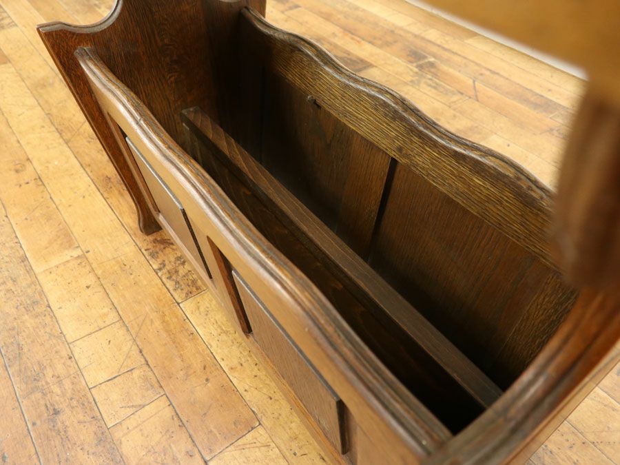 アンティーク家具 マガジンラック 65118c
