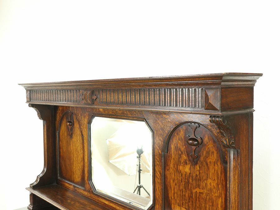 アンティーク ミラーバックサイドボード 59262