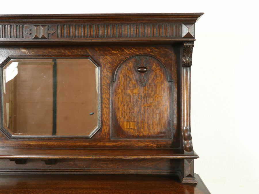 アンティーク ミラーバックサイドボード 59262