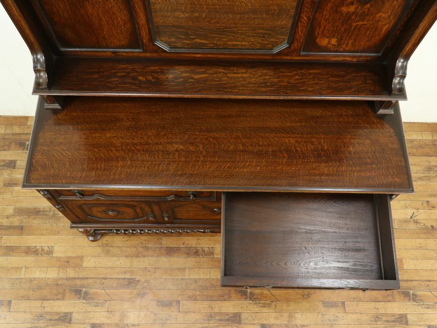 アンティーク ミラーバックサイドボード 59262