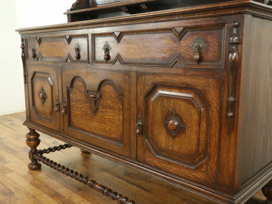 アンティーク ミラーバックサイドボード 59262