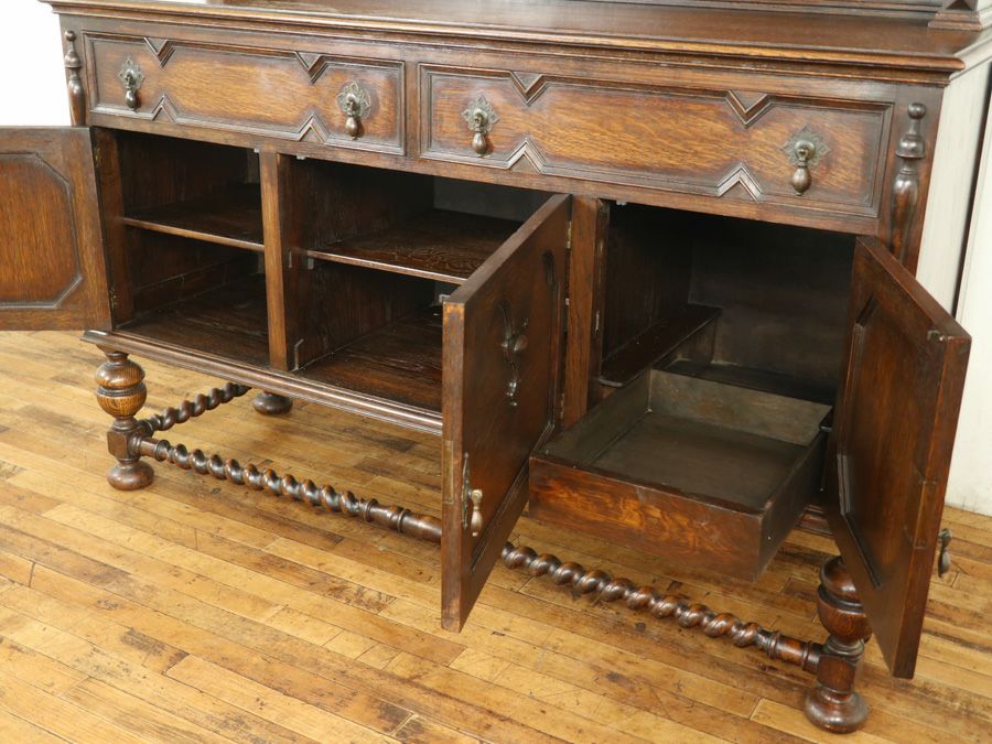 アンティーク ミラーバックサイドボード 59262