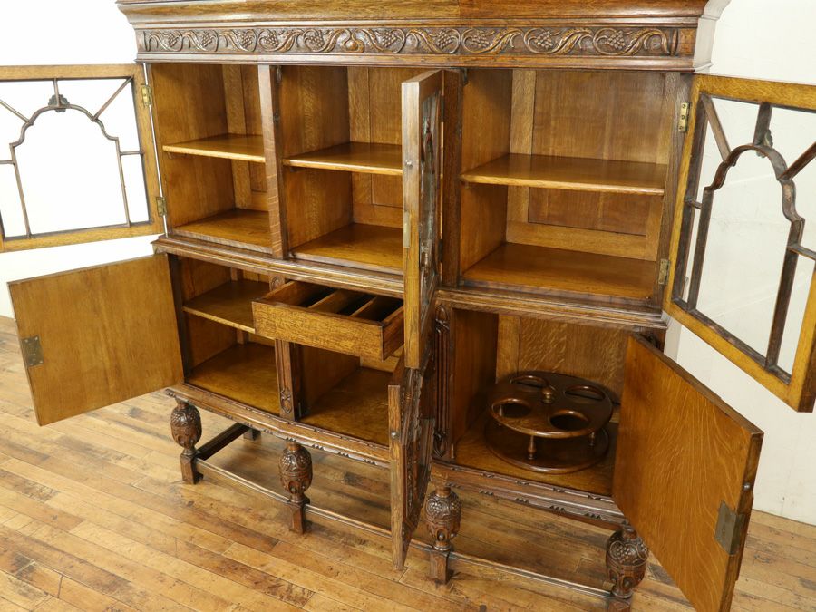 アンティーク家具 キャビネット 59230