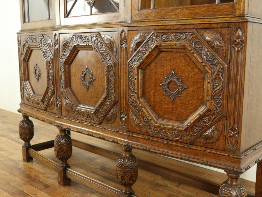 アンティーク家具 キャビネット 59230