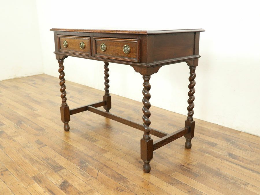 アンティーク家具 レザートップデスク 59269