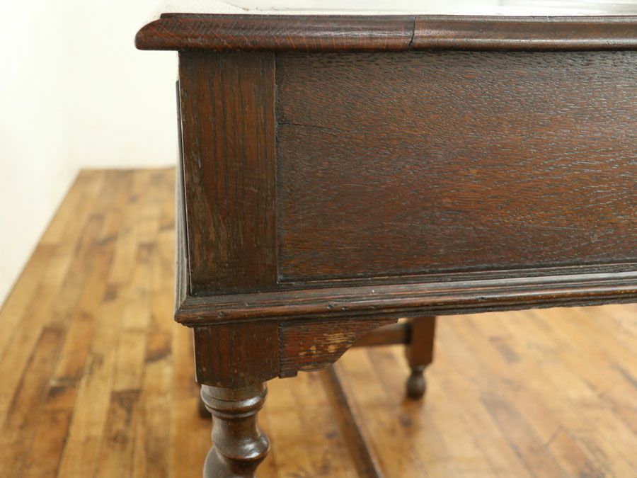 アンティーク家具 レザートップデスク 59269