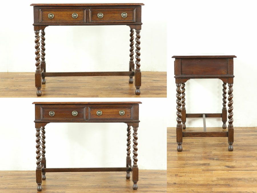 アンティーク家具 レザートップデスク 59269